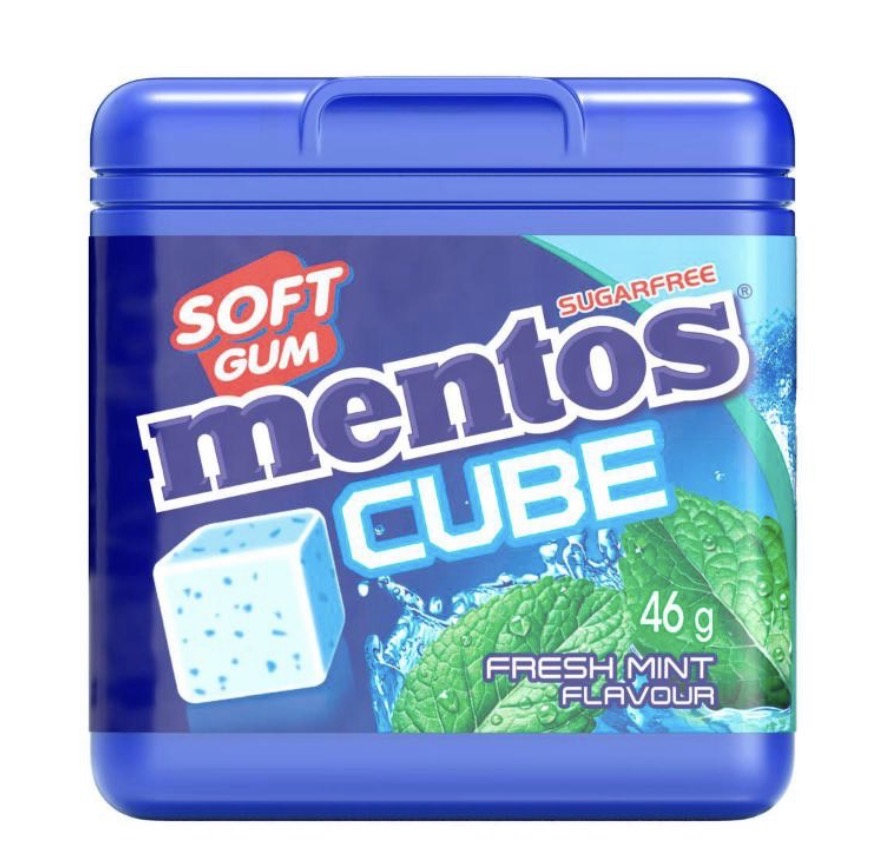MENTOS CUBE MINT 46G*4
