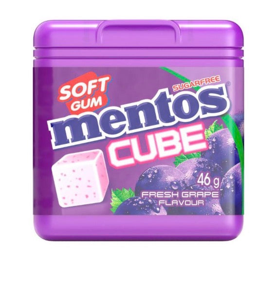 MENTOS CUBE GRAPE 46G*4