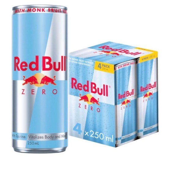 Red Bull - Energy Drink Can - Sugar Free 250ml x 6 x 4Pack