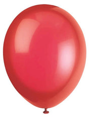 Unique Party - Balloons Scarlet Red 12'' 30.4cm 10pk
