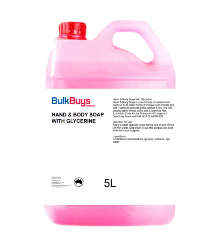 Bulk Buys Hand & Body Soap With Glycerine