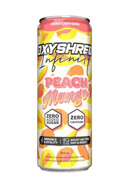 355ML OXYSHRED INF PEACH MANGO
