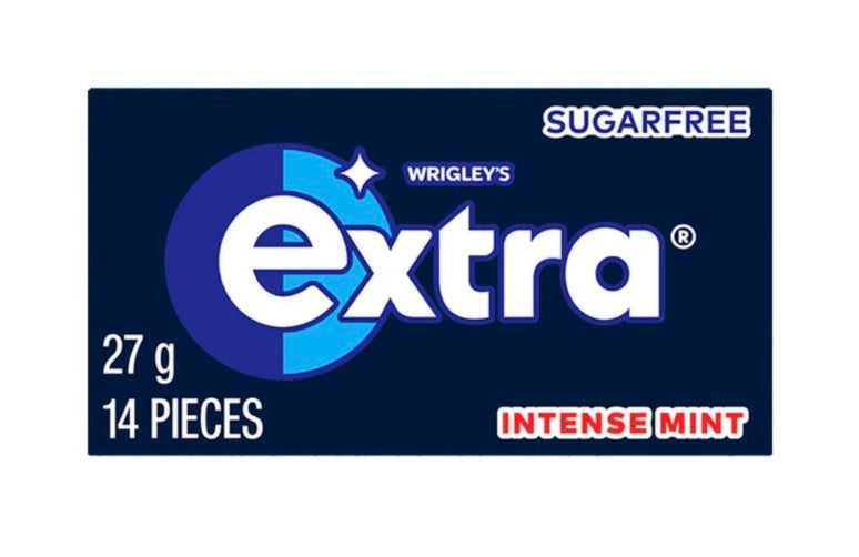 Wrigley's - Extra - Intense Mint Chewing Gum 27g x 14 pcs
