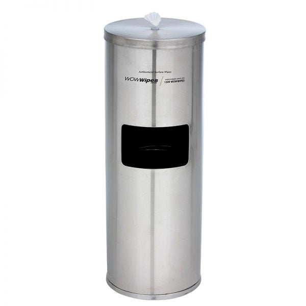 Wow Wipes Standing Stainless Steel Dispenser