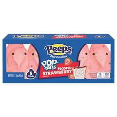 Peeps Poptart Frosted Strawberry Marshmallow Chicks 5 Pieces 42g