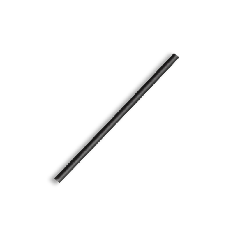 Biopak Cocktail Black BioStraw 2500pcs