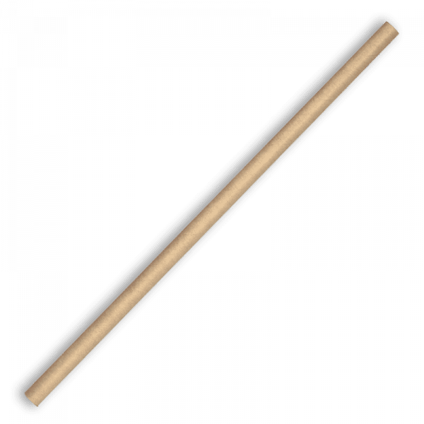 Biopak 6mm Regular Kraft BioStraw 2500pcs