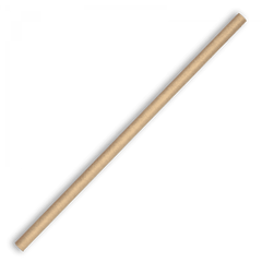 Biopak 6mm Regular Kraft BioStraw 2500pcs