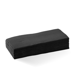 Biopak 2 Ply 1/8 Fold Black BioNapkin 1000pcs