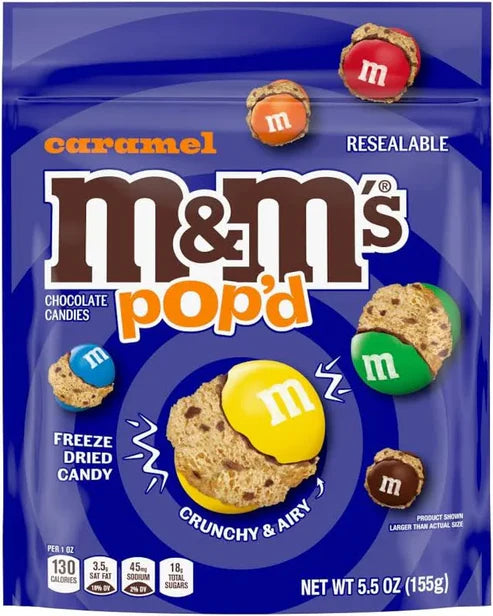 M&M POP'D CARAMEL 155G*8
