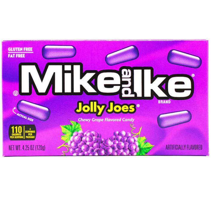 MIKE & IKE JOLLY JOES Grape 120G x 12