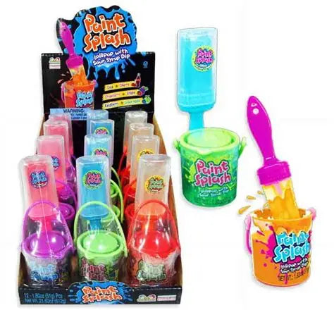 Kidsmania Assorted Paint Splash Candy 39g * 12 Pack