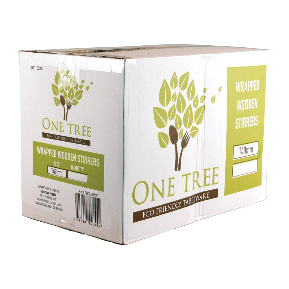 One Tree - Wrapped Wooden Stripper 140Mm 500pcs