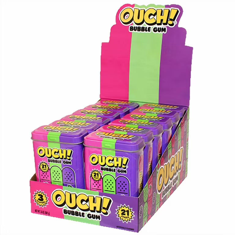 OOUC! Bubble Gum Assorted Flavours 56G * 12 Pack