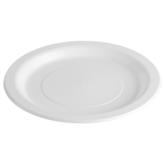 Festive - Plastic Round Plate (White) 230Mm 500pcs