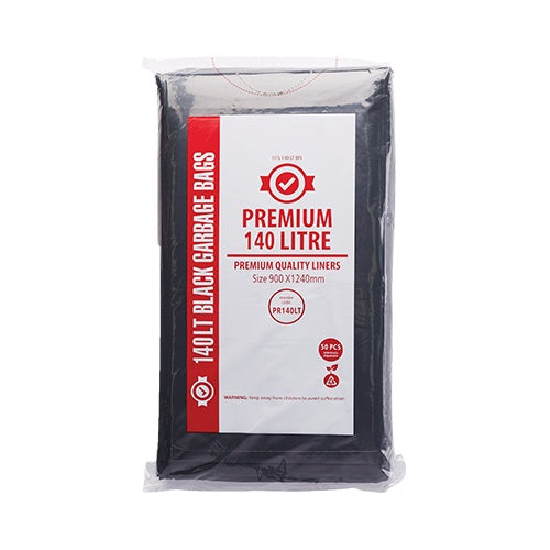 Premium Bin Liner Star Seal Black 140LT