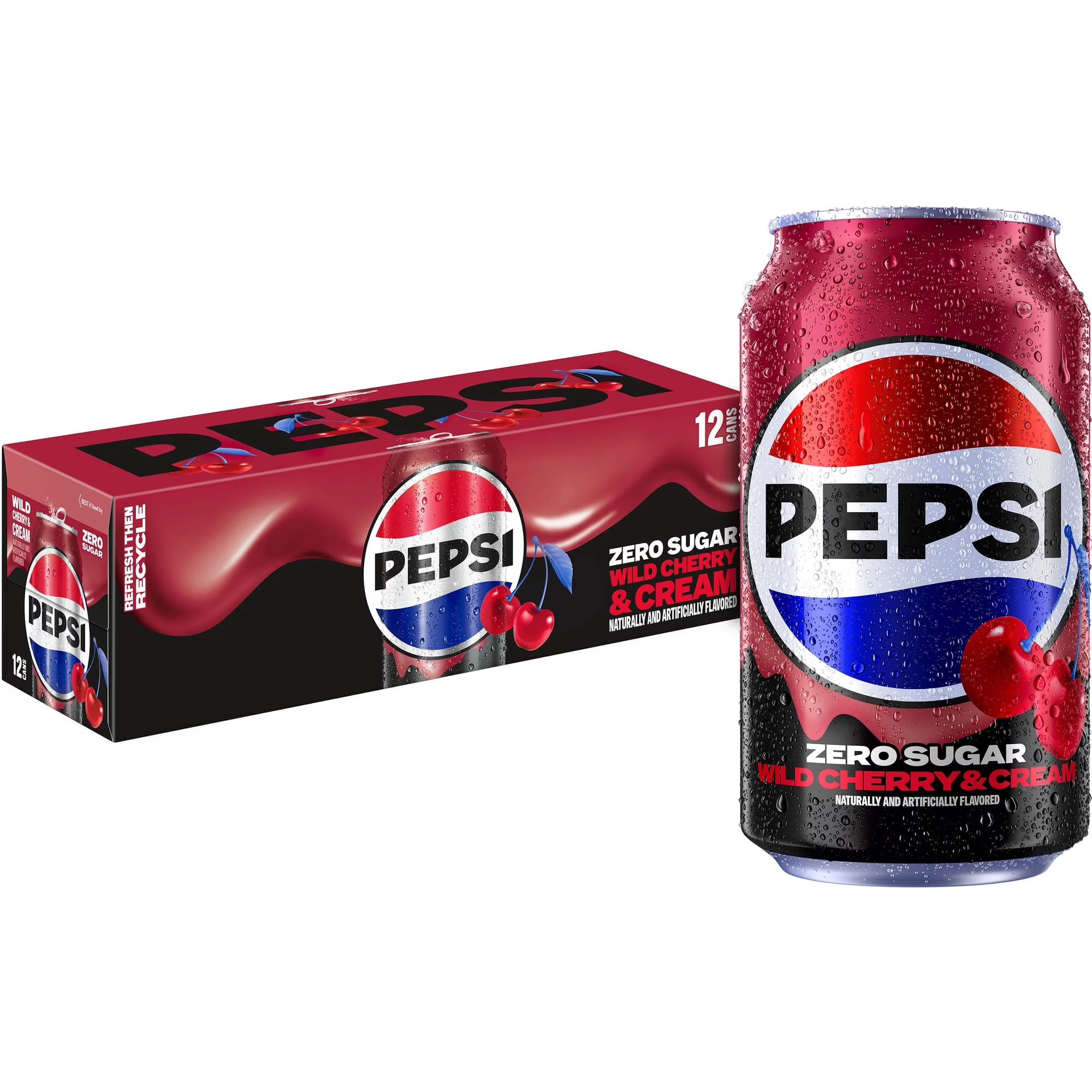 PEPSI CHERRY & CREAM 355ML*12