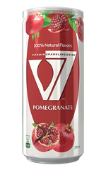 V7 - Vitamin Sparkling Drink -Pomegranate - 300mL x 24 Pack