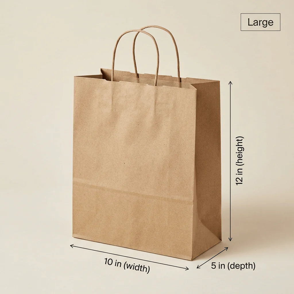 Paper Bag Paper Handle 10pc