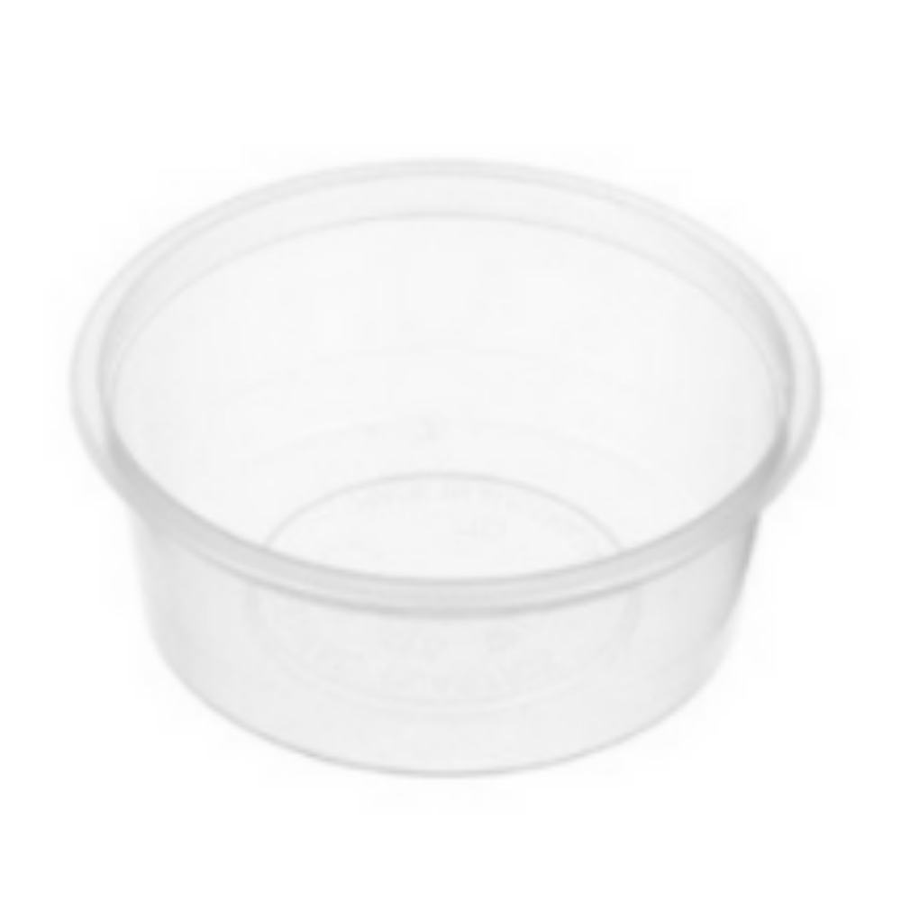 Genfac Round Sauce Container Natural 70ml