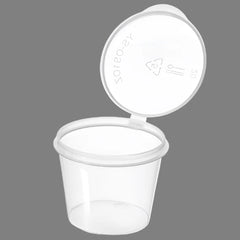 Benxon Clear Sauce Container Hinged Lid 80Cc 1000pcs