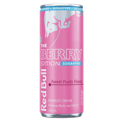 Red Bull - Energy Drink Can - Sugar Free The Berry Edition 250ml x 12