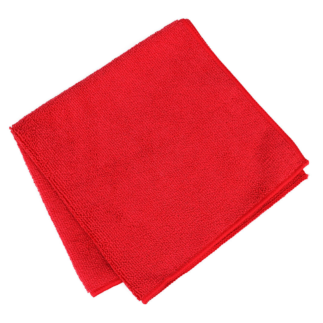 Sabco All Purpose Microfibre Cloths 40x40cm Red 50pcs