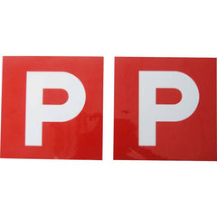 Magentic Red P Plates