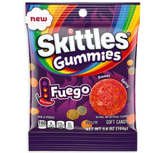 SKITTLES GUMMIES FUEGO 164G*12