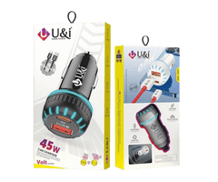 U&I 45W Car Charger With Type-C Cable