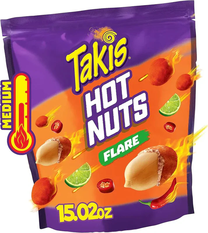Barcel Takis - Hot Nuts Fuego 426g x 12 Pack