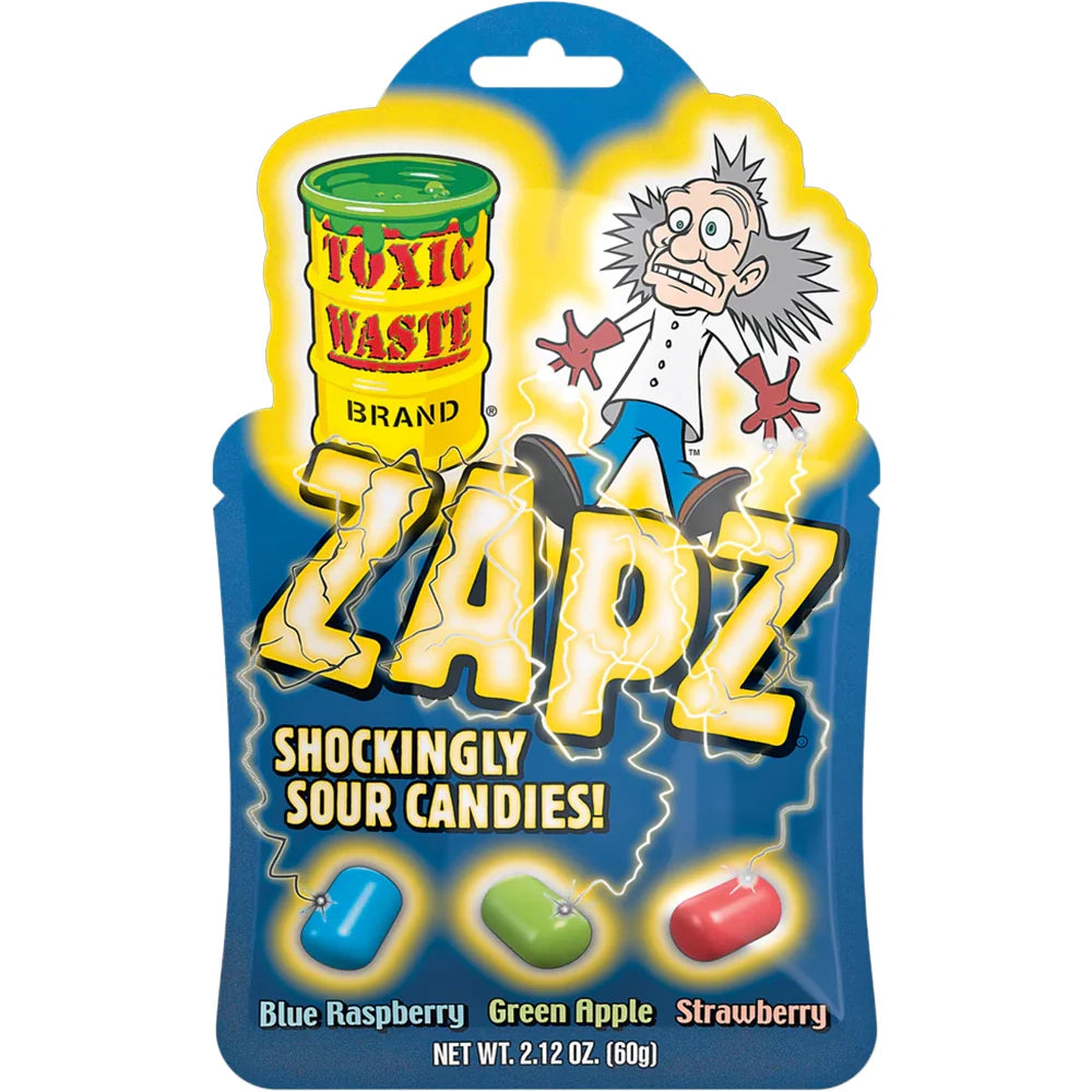 TOXIC WASTE ZAPZ CANDY 60G*12