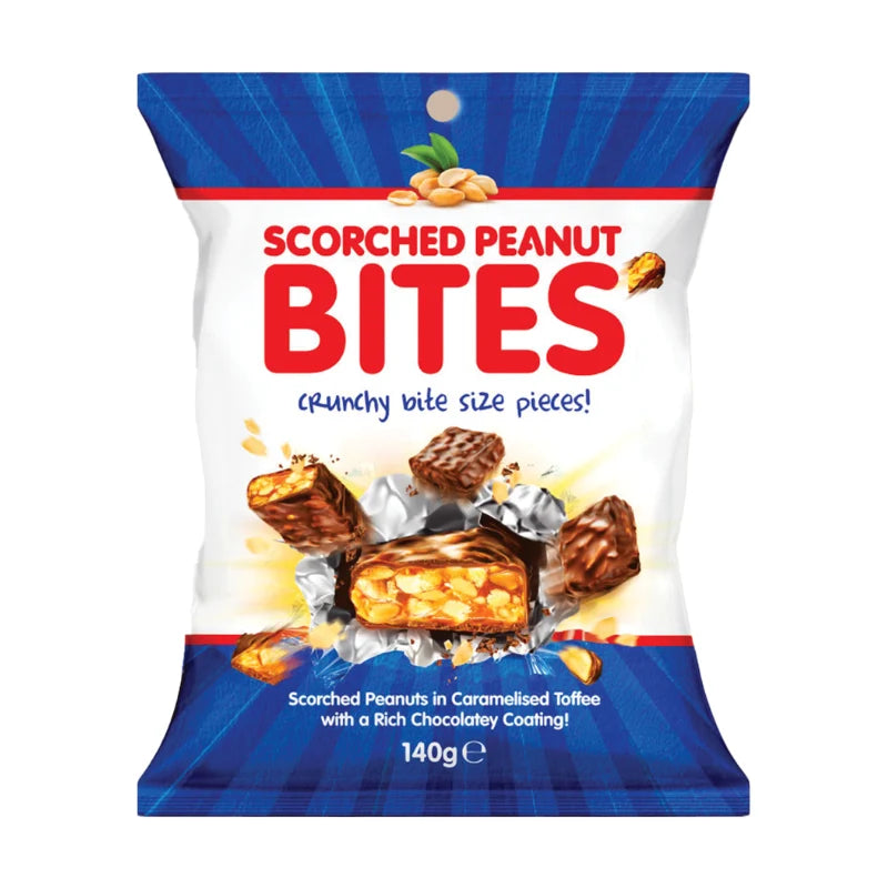 140G SCORCHED PEANUT BAR BITES