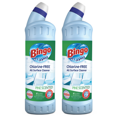 2 x Bingo Non-Chlorine Bleach Pine Scented 750ml