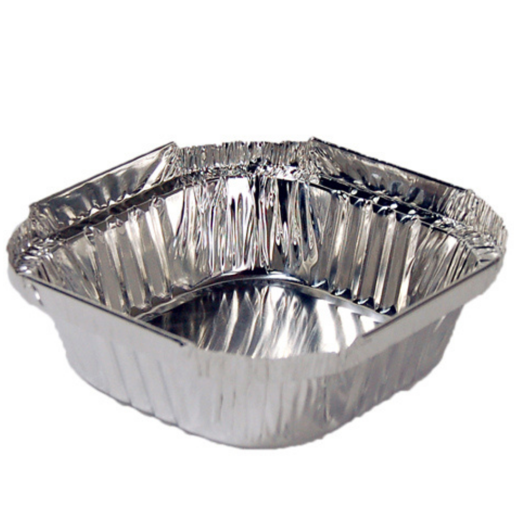 Capri Foil Square Takeaway Container Small Deep 340ml