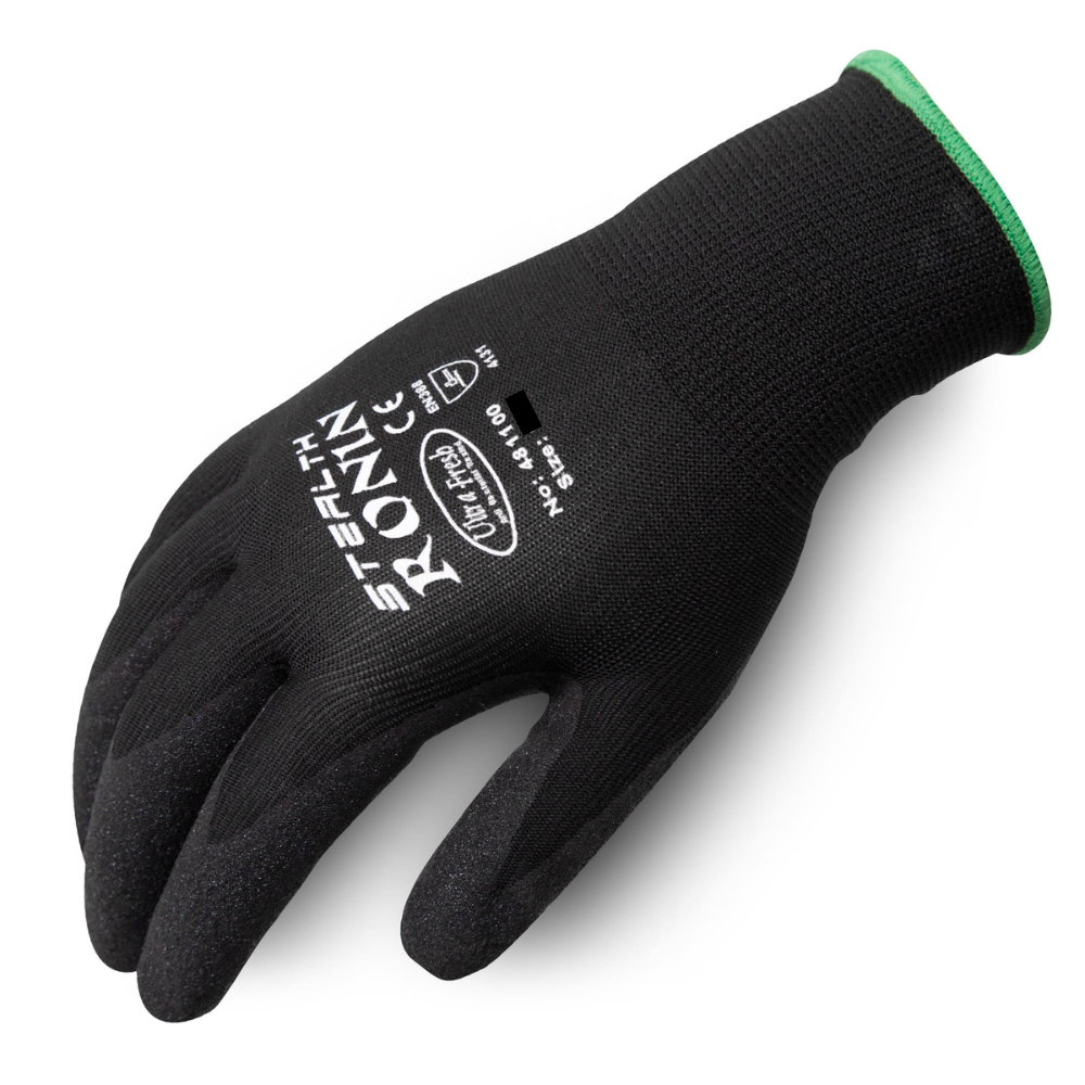 Stealth Ronin Nitrile Palm Synthetic Working Glove Large