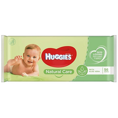 Huggies Natural Care Baby Wipes 56pcs