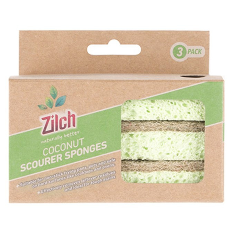 ZilcWh Naturally Better Sisal Cellulose Sponges 3pcs