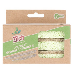 ZilcWh Naturally Better Sisal Cellulose Sponges 3pcs