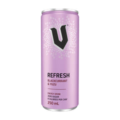 V Energy Drink Black Current & Yuzu 24 X 250ml Can