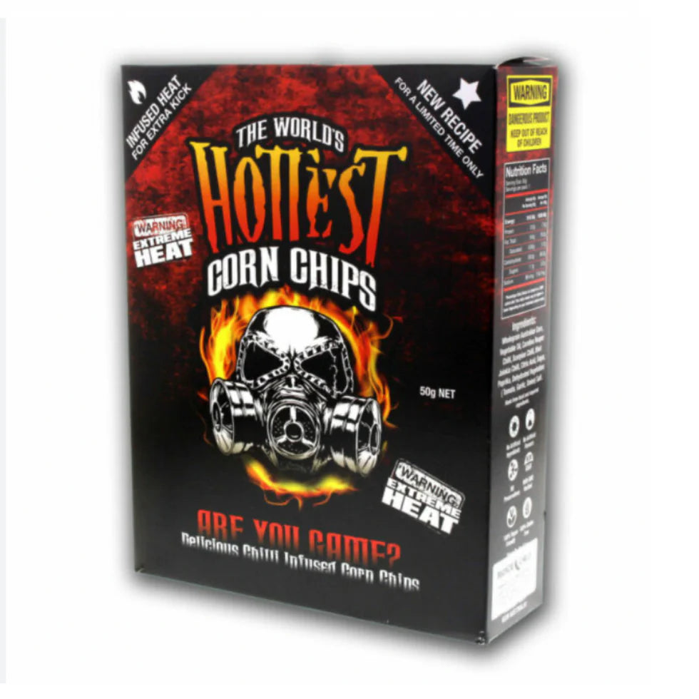 World's Hottest Corn Chips 50g