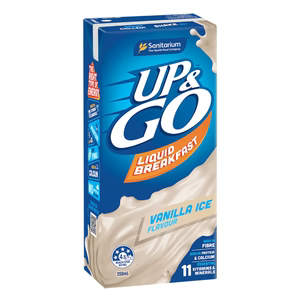 350ML UP&GO VANILLA ICE x 12 Pack