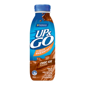 500ML UP&GO CHOCOLATE ICE x 8 Pack