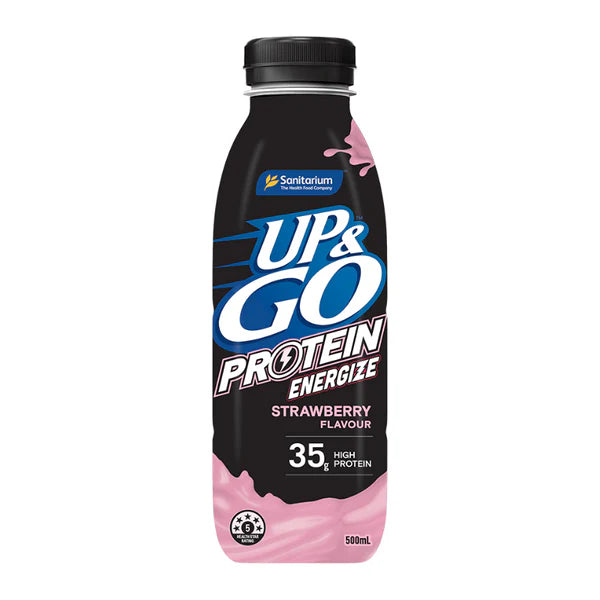 500ML UP&GO PROT STRAWBERRY x 8 Pack