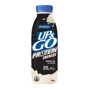 500ML UP&GO PROT VANILLA x 8 Pack