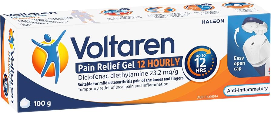 Voltaren Pain Relief Gel 12 Hourly 100g