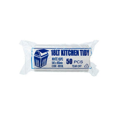 Kitchen Tidy Bin Liner 18 Litre White