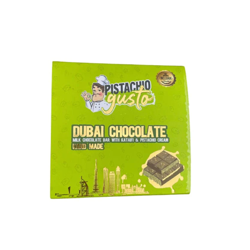 GUSTA PISTACHIO MILK CHOC 100G