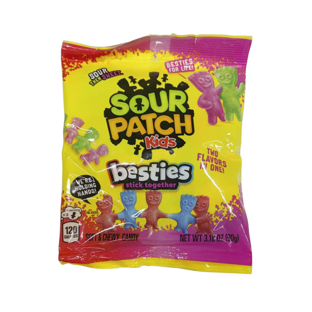 Sour Patch Kids Besties Candy Bag 90g * 12 Pack