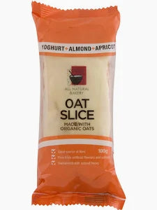 All Natural Bakery Bars Oat Slice - Yoghurt & Almond & Apricot 100g